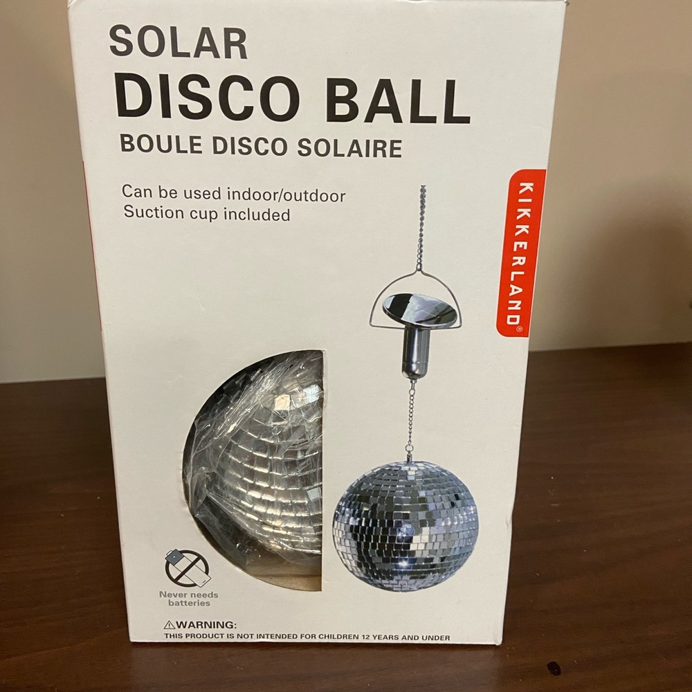 🆕 Solar Disco ball